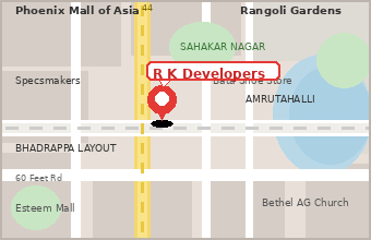 RK Developers location map